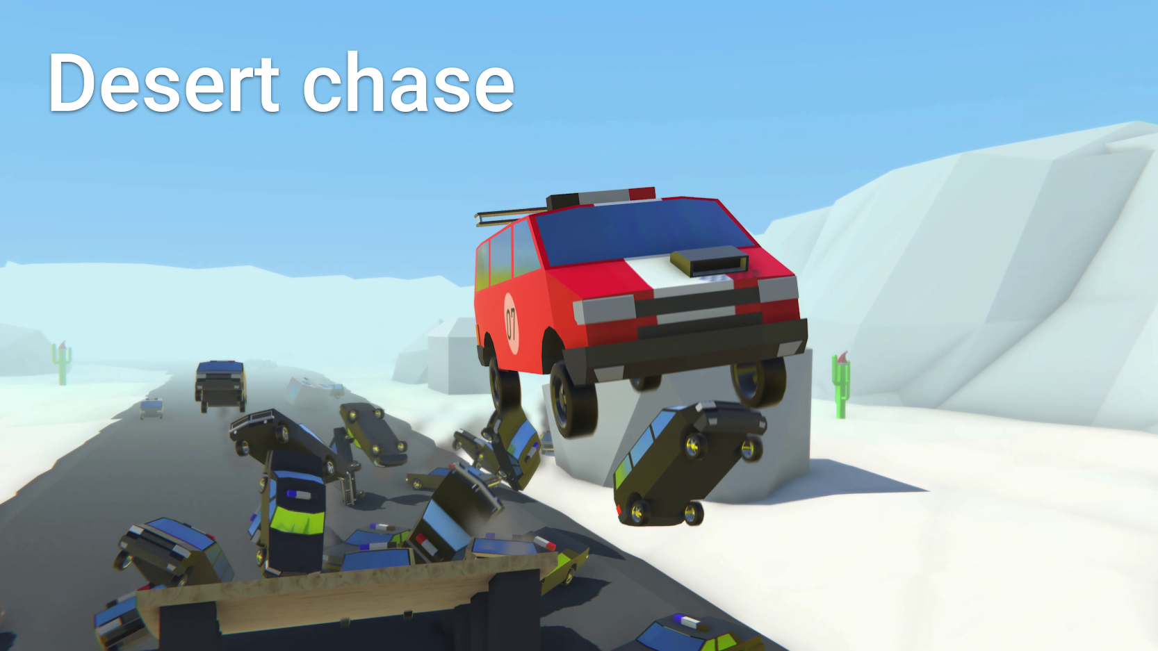 Desert chase winter